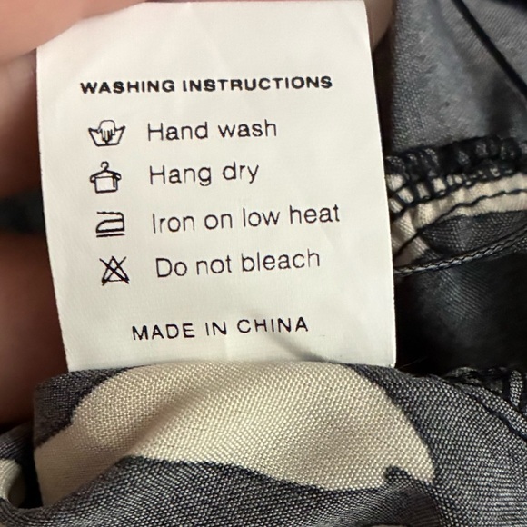 🆕Yozy Long Sleeve Stand Collar Mock Neck Flounce Sleeve Ruched Ruffle Dress L🆕 - Picture 15 of 16